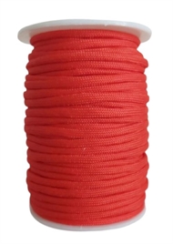 31 m. rød faldskærmsline. 4 mm.